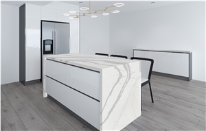 Artificial Valley Quartz Stone For Kitchen Countertop