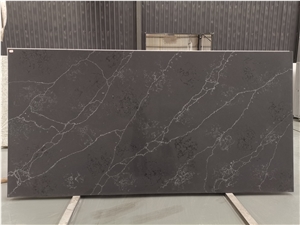 Black Calacatta Laurent Quartz Stone Countertops