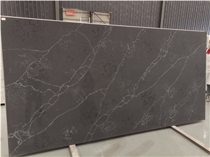 Black Calacatta Laurent Quartz Stone Countertops