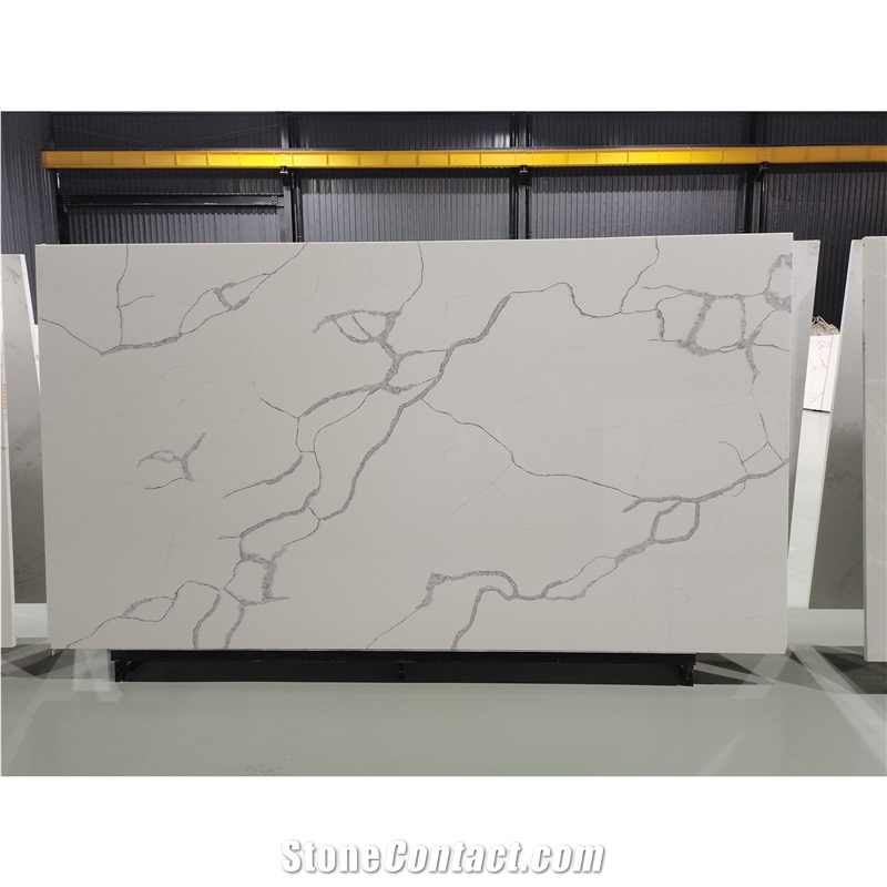 Calacatta Series London White Quartz Big Slab