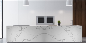 Calacatta Series London White Quartz Big Slab