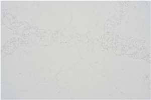 Elegant White Moon Artificial Quartz Slabs And Tiles