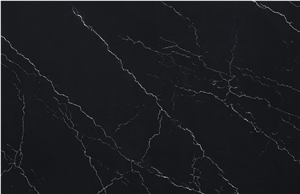 Empira Black Artificial Stone Quartz Kitchen Countertops