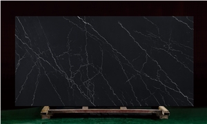 Empira Black Artificial Stone Quartz Kitchen Countertops
