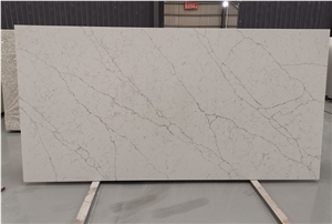 Fashion Design 20 30Mm  Calacatta Quartz Slab Tiles