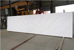 Fashion Design 20 30Mm  Calacatta Quartz Slab Tiles