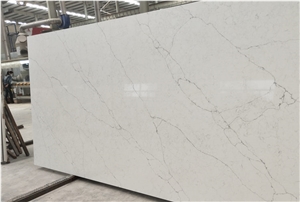 Fashion Design 20 30Mm  Calacatta Quartz Slab Tiles