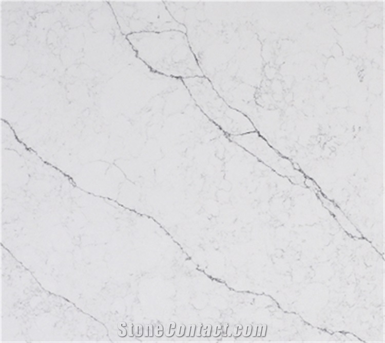 Fashion Design 20 30Mm  Calacatta Quartz Slab Tiles