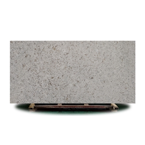 High Performance Beige River Quartz Slab