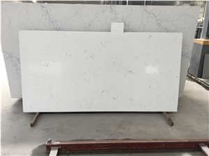 Hot Sale Bianco Carrara Quartz Slab For Kitchen