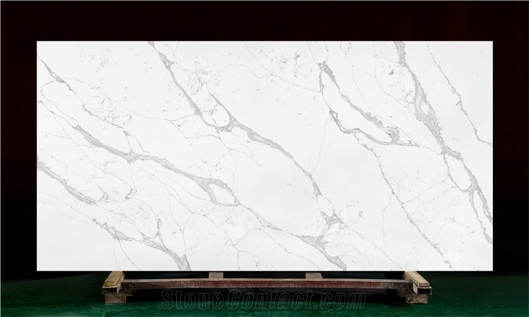 Hot Sale Pattern Calacatta Quartz Big Slabs Tiles