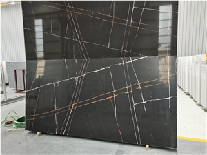 Hot Sales Tiles Slab 5048 Lauren Gold Artificial Quartz