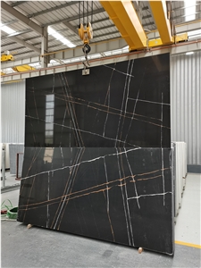 Hot Sales Tiles Slab 5048 Lauren Gold Artificial Quartz