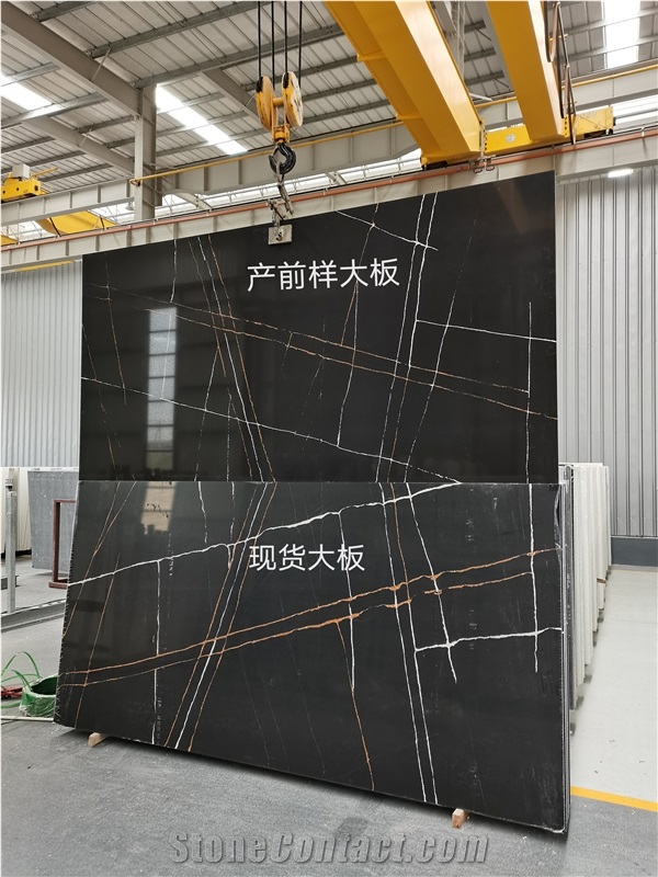 Hot Sales Tiles Slab 5048 Lauren Gold Artificial Quartz