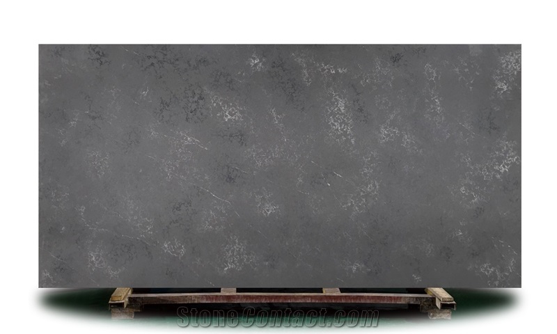 Manufacturer Metro Concrete Quartz Slab For Bathroom