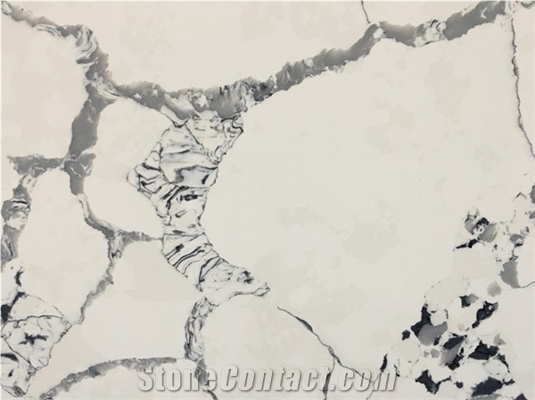 Marble Look Artificial Slab Quartz Stone