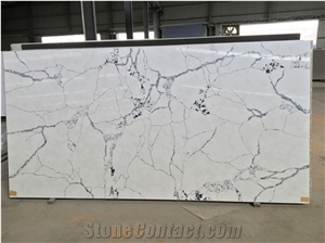 Marble Look Artificial Slab Quartz Stone