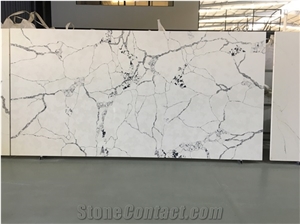 Marble Look Artificial Slab Quartz Stone