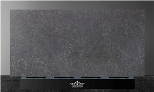 New Grey Calacatta Night Sunny Artificial Quartz Big Slab