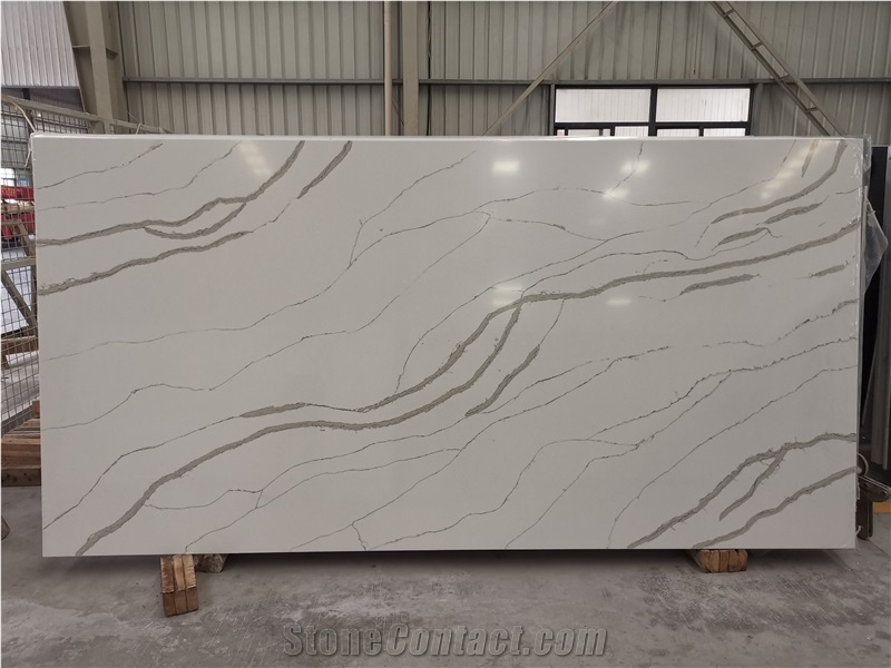 Popular Product Calacatta 5013 Artificial Quartz Stone