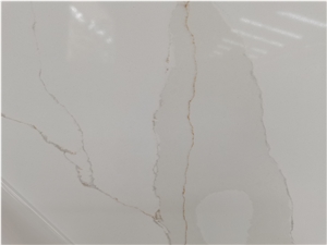 Strong Practicality Calacatta Series Unique Quartz Big Slab