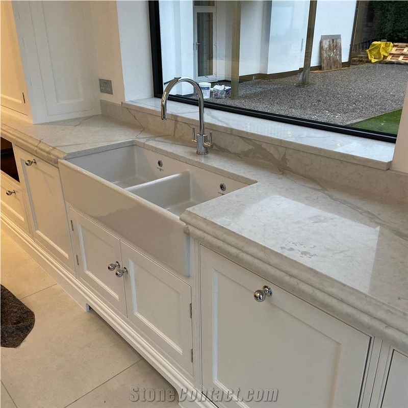 Well Konwn Bird White Artificial Quartz Kitchen Tops