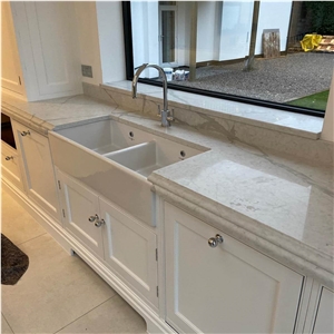 Well Konwn Bird White Artificial Quartz Kitchen Tops