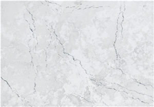 White Quartz Stone Countertop For Kitchen