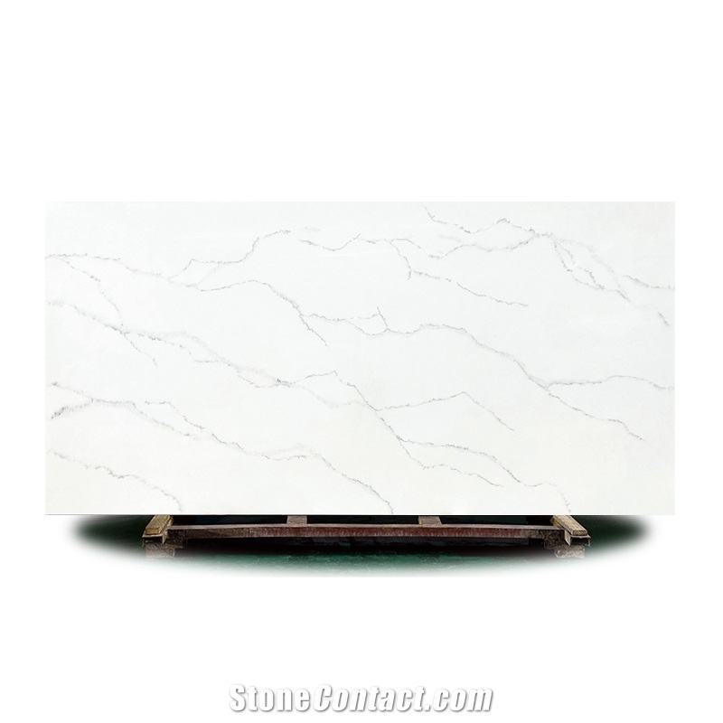 Wholesale Calacatta Series Wave Quartz Big Slab
