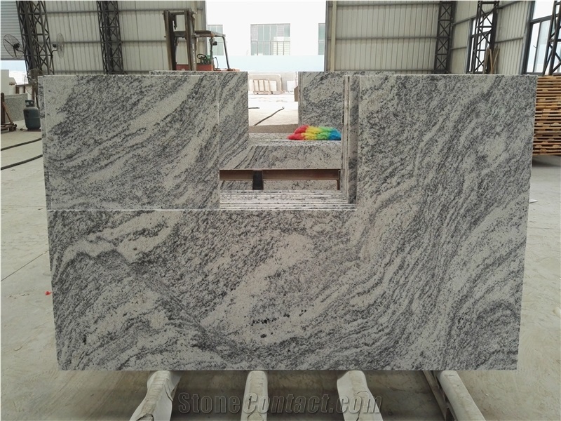 Beautiful Natural Stone Viscount White Granite Slabs