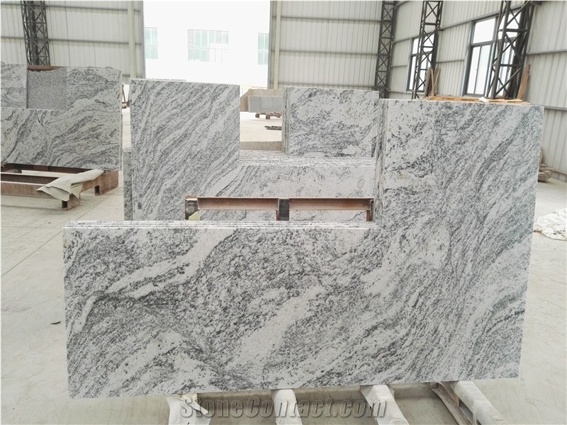 Beautiful Natural Stone Viscount White Granite Slabs