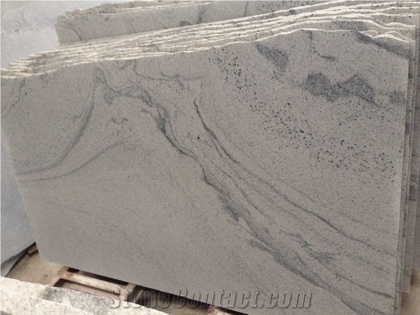 Beautiful Natural Stone Viscount White Granite Slabs