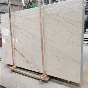 Customized Size And Style Gold Marble Stone Slabs