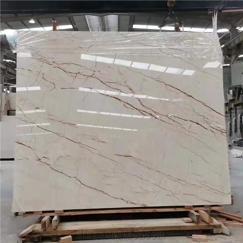 Customized Size And Style Gold Marble Stone Slabs