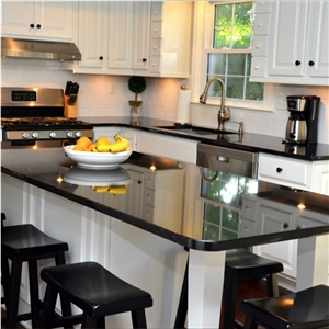 Cut To Size Chinese Price Black Granite Slabs Countertop