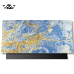Factory Wholesale Ornamental Blue Onyx Big Slab