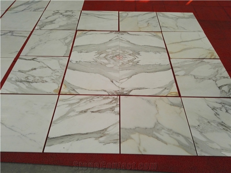 First Class Performance Calacatta Gold Marble Slab Tiles