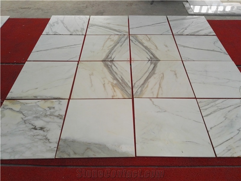 First Class Performance Calacatta Gold Marble Slab Tiles