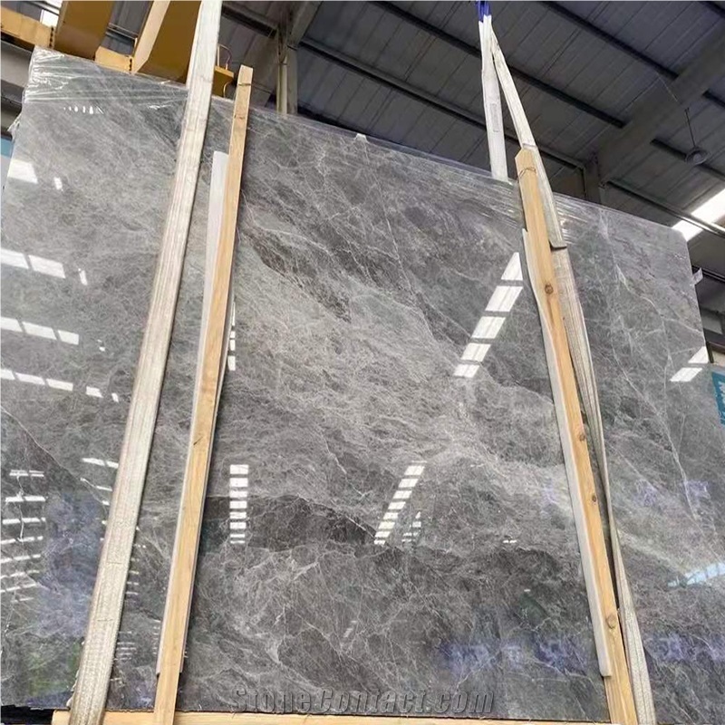 Hermas Grey Marble Interior Polished Floor And Wall Tiles