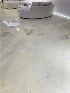Luxury Slab Natural Stone Blue Color Blue Sky For Wall