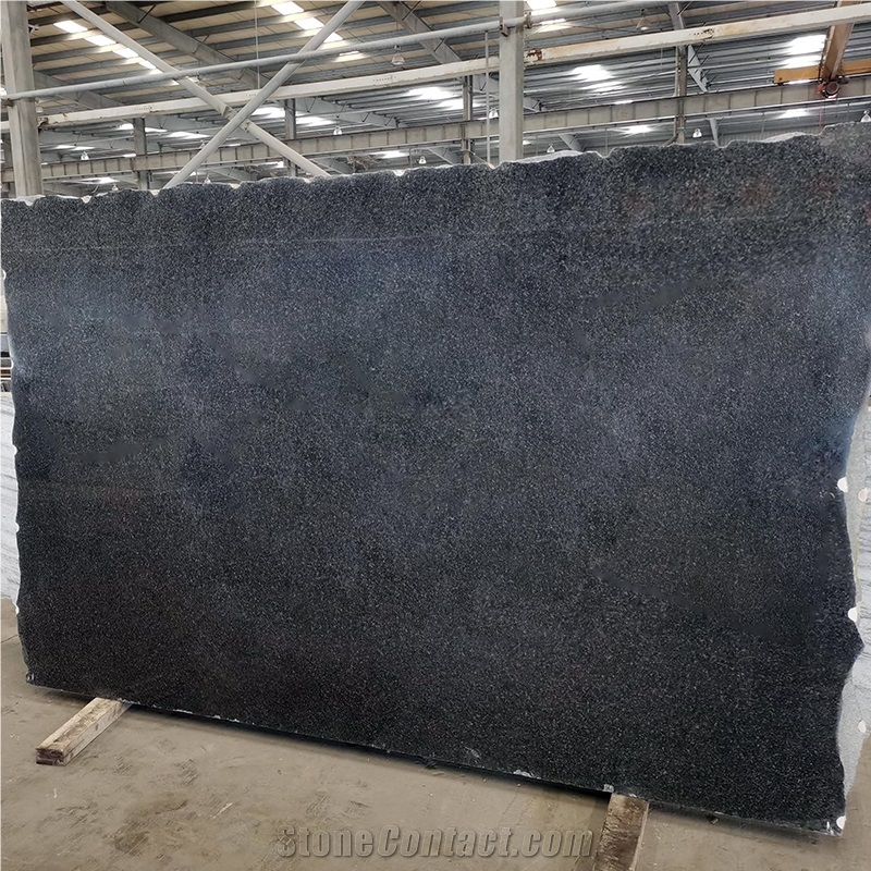 Modern Design Polished Black Granite Kitchen Countertop