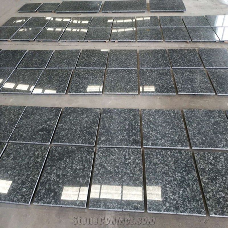 Modern Design Polished Black Granite Kitchen Countertop