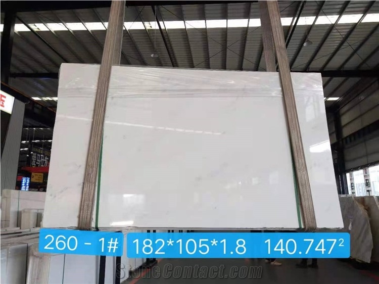Super Good Quality  Ariston White Marble Big Slabs Tiles