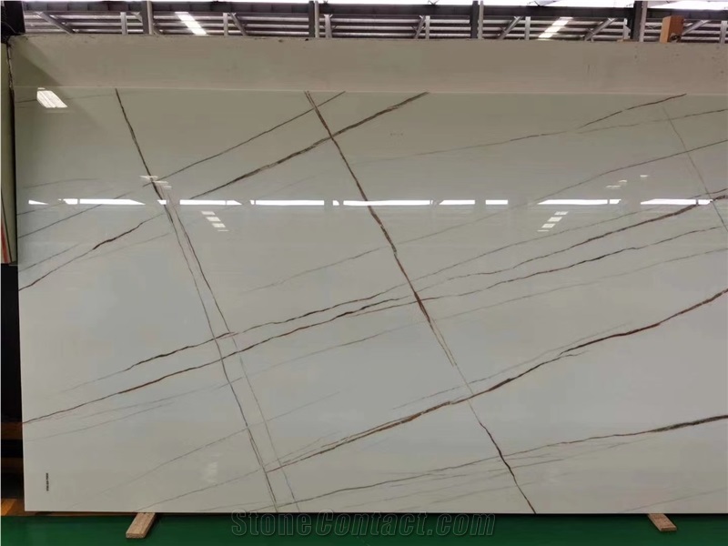Nano Glass Panel Calacatta Gold Marble Look Super Quality