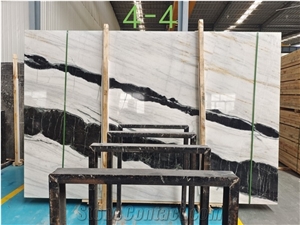 China Panda White Marble Polishing Tiles And Slabs