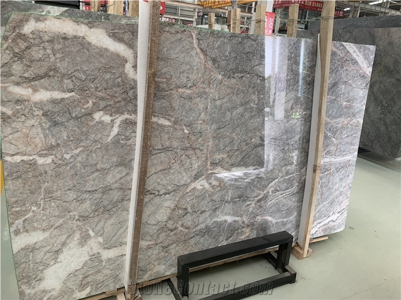 Fior Di Bosco Grey Marble White Vein Slabs