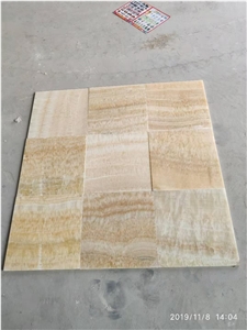 Honey Onyx Backlit Stone Wall Tiles