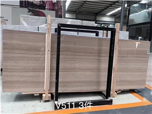 Italian Beige Color Wooden Marble Serpeggiante