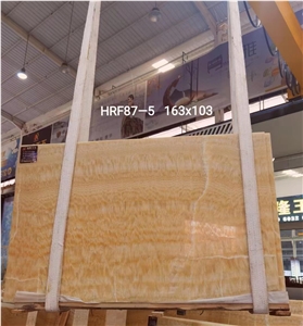 Natural Yellow Color Honey Onyx Slabs