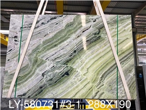 River Jade China Green Marble Bookmatch Slabs